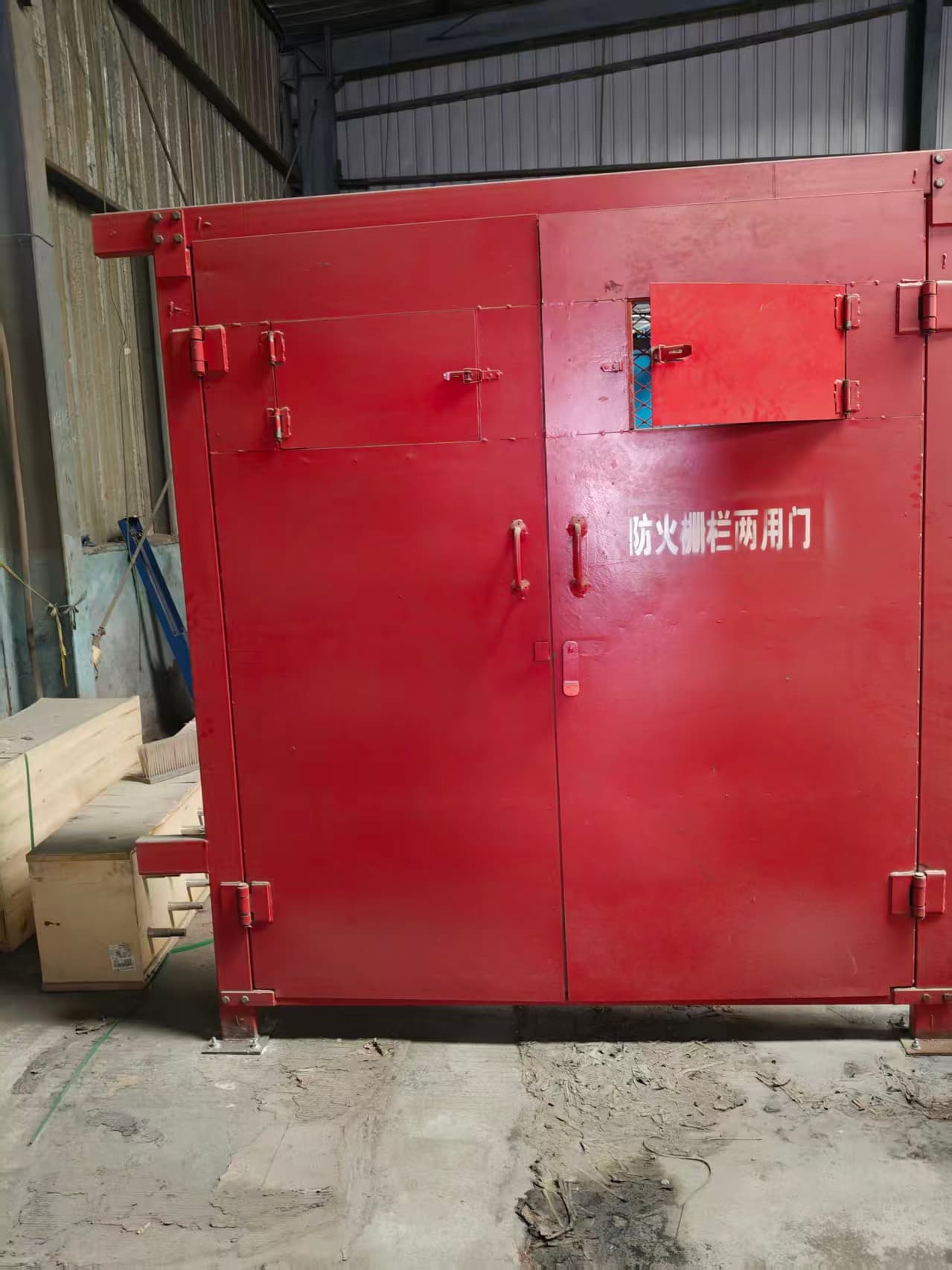 防火栅栏两用门